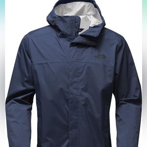 North Face Shady Blue Venture 2 Rain Jacket Hooded shell slicker XL NWT!!